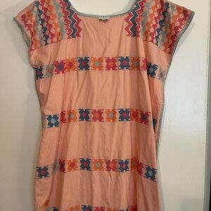 Colorful Patterned Women's Dress